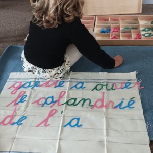 Atelier Montessori enfant en IEF 3-15 ans